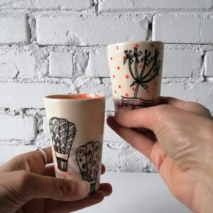 BICCHIERINO DA LIQUORE O CAFFÈ h10cm set 2 pezzi