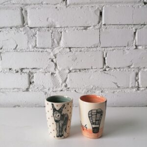 BICCHIERINO DA CAFFÈ h8cm set 2 pezzi